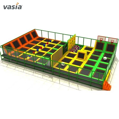 Peralatan Taman Trampolin Kanak-kanak Reka Bentuk Baharu